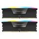 CORSAIR Vengeance RGB Kit, DDR5-6200, Intel optimiert, 32GB, CL36, Schwarz (CMH32GX5M2B6200C36)