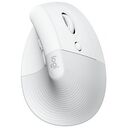 LOGITECH Lift for Business - Vertical Ergonomic Mouse, Grau-Weiss (910-006496)