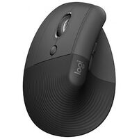 LOGITECH Lift for Business - Vertical Ergonomic Mouse, Left handed, Graphite (910-006495)