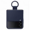 SAMSUNG Silicone Cover with Ring, Galaxy Z Flip4, Navy Blue (EF-PF721TNEGWW)
