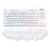 LOGITECH G715 TKL Mechanical Wireless Gaming Keyboard, GX-Brown Linear Switch, Französisches Layout, White Mist (920-010687)