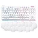LOGITECH G715 TKL Mechanical Wireless Gaming Keyboard, GX-Brown Tactile Switch, German Layout, White Mist (920-010458)