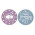 ZENKER 2-er Cake Decoration Stencils, 25.5cm (27132)