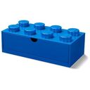 LEGO Desk Drawer 8, 30x15cm, Blau