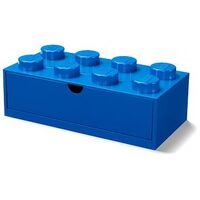 LEGO Desk Drawer 8, 30x15cm, Blau
