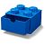 LEGO Desk Drawer 4, 15x15cm, Blue