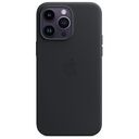 APPLE iPhone 14 Pro Max Leder Case mit MagSafe, Mitternacht [Late 2022] (MPPM3ZM/A)