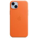 APPLE iPhone 14 Plus Leder Case mit MagSafe, Orange [Late 2022] (MPPF3ZM/A)