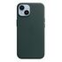 APPLE iPhone 14 Leather Case with MagSafe, Forest Green [Late 2022] (MPP53ZM/A)