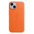 APPLE iPhone 14 Leather Case with MagSafe, Orange [Late 2022] (MPP83ZM/A)