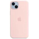 APPLE iPhone 14 Plus Silicone Case with MagSafe, Chalk Pink [Late 2022] (MW523ZM/A)