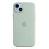 APPLE iPhone 14 Plus Silikon Case mit MagSafe, Agavengrün [Late 2022] (MPTC3ZM/A)