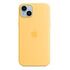 APPLE iPhone 14 Plus Silicone Case with MagSafe, Sunglow [Late 2022] (MPTD3ZM/A)