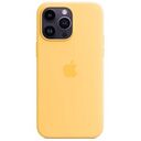 APPLE iPhone 14 Pro Max Silicone Case with MagSafe, Sunglow [Late 2022] (MPU03ZM/A)