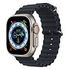 APPLE Watch Ultra GPS + Cellular, 49mm Titanium Case, Natural with Ocean Band, Midnight (MQFK3FD/A)