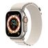 APPLE Watch Ultra GPS + Cellular, 49mm Titanium Case, Natural with Alpine Loop, Starlight - Small (MQFQ3FD/A)