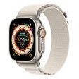 APPLE Watch Ultra GPS + Cellular, 49mm Titangehäuse, Natur mit Alpine Loop M, Polarstern (MQFR3FD/A)