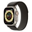 APPLE Watch Ultra GPS + Cellular, 49mm Titangehäuse, Natur mit Trail Loop, Schwarz/Grau - M/L (MQFX3FD/A)