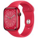 APPLE Watch Series 8 GPS, 41mm Aluminium Case, (PRODUCT)RED with Sport Band, Red (MNP73FD/A)