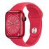 APPLE Watch Series 8 GPS + Cellular, 45mm Aluminium Case, (PRODUCT)RED with Sport Band, Red (MNKA3FD/A)