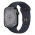 APPLE Watch Series 8 GPS, 45mm Aluminium Case, Midnight with Sport Band, Midnight (MNP13FD/A)