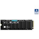 WESTERN DIGITAL WD_BLACK SN850X, 1.0TB, with Heat Sink, for PS5, Retail (WDBBKW0010BBK-WRSN)