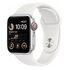 APPLE Watch SE (2. Generation) GPS + Cellular, 40mm Aluminiumgehäuse, Silber mit Sportarmband, Weiss (MNPP3FD/A)