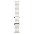 APPLE Ocean Band 49mm (Natural Titanium), White [Late 2022] (MQE93ZM/A)