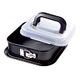 KAISER Square Springform with Lid, Black, 24x24cm (2300623009)