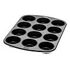 KAISER Nubia - 12-er Muffin Tray, Black, 38x26.5cm (2300602608)