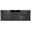 CORSAIR K100 AIR Wireless RGB Ultra-Thin, Cherry MX ULTRA LOW PROFILE RGB Tactile, Black, Swiss layout (CH-913A01U-CH)