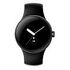 GOOGLE Pixel Watch LTE, 41mm Edelstahlgehäuse, Matte Black mit Sportarmband, Obsidian