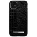 IDEAL OF SWEDEN Atelier Case, iPhone 11 / XR, Neo Noir Croco Silver (IDACSS21-I1961-306)