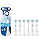 ORAL-B iO Ultimate Clean Replacement Brush Heads, White (6-Pack)