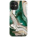 IDEAL OF SWEDEN Printed Case, iPhone 12 Mini, Golden Jade Marble (IDFCAW18-I2054)