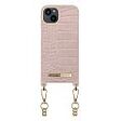 IDEAL OF SWEDEN Atelier Necklace Case, iPhone 13 Mini, Misty Rose Croco (IDNCSS20-I2154-211)
