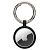 DBRAMANTE1928 Greenland Airtag Key Ring, Night Black (GLKRNIBL1307)