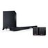 TEUFEL CINEBAR LUX Sorround Ambition 5.1-Set Soundbar mit Wireless Subwoofer + Rücklautsprecher, Weiss / Schwarz (106061002)