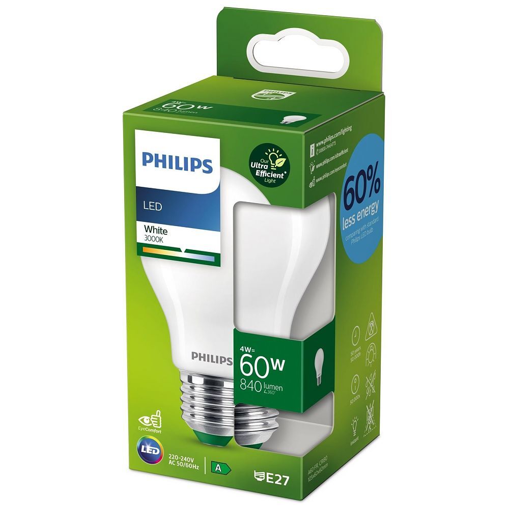 PHILIPS LED Lampe Classic 60W / 4W E27 WW (929003480001)