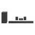 LG ELECTRONICS DS75QR, 5.1.2ch Dolby Atmos Soundbar with Wireless Subwoofer + Rear Speakers