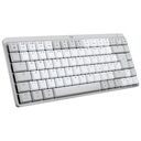 LOGITECH MX Mechanical Mini für Mac, Tactile Quiet Switch, Schweizer Layout, Pale Grey (920-010796)