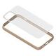 WOODCESSORIES Clear Case Bio, iPhone 14 Pro Max, Transparent / Taupe (ECO635)