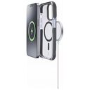 CELLULAR LINE Strong Guard Mag Case for iPhone 14 Pro Max, Transparent / Black (TETRACMAGIPH14PRMT)