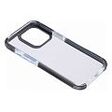 CELLULAR LINE Tetra Force Strong Guard Case for iPhone 14, Transparent / Black (TETRACIPH14T)
