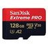 SANDISK Extreme Pro microSDXC, UHS-I A2, V30 U3, 128GB (SDSQXCD-128G-GN6MA)