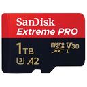 SANDISK Extreme Pro microSDXC, UHS-I A2, V30 U3, 1.0TB (SDSQXCD-1T00-GN6MA)