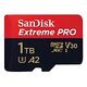 SANDISK Extreme Pro microSDXC, UHS-I A2, V30 U3, 1.0TB (SDSQXCD-1T00-GN6MA)