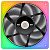 THERMALTAKE ToughFan 12 RGB High Static Pressure Radiator Fan, 120mm, Pack of 3 (CL-F135-PL12SW-A)
