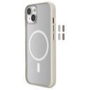 WOODCESSORIES Clear Case Bio MagSafe, iPhone 14, Transparent / Weiss (ECO638)
