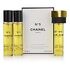 CHANEL No. 5 Eau de Parfum Refill and Spray 3x 20 ml